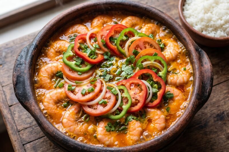 Moqueca de camarão tradicional