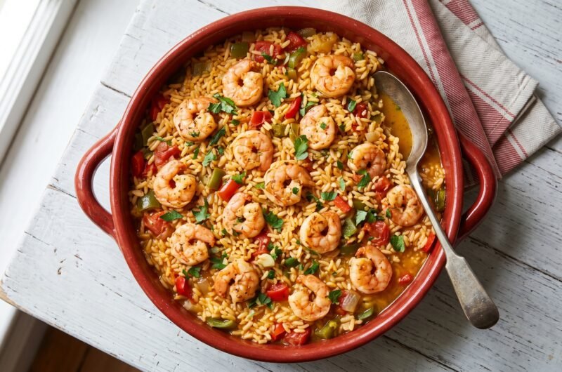 Arroz com camarão da vovó